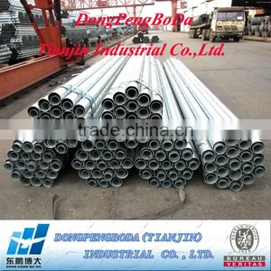 48mm Zinc Coated Vegetable Greenhouse Steel Pre Galvanized Tubing thumbnail-2