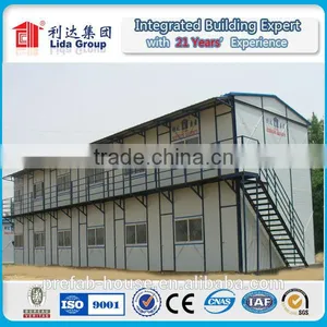 Modular 2 Floors Residential Flat Roof Prefab House thumbnail-2