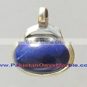 STERLING SILVER PENDANTS LAPIS LAZULI JEWELRY thumbnail-1