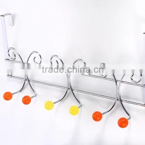 New Over The Door 6 Hook Rack, Hook Coat Rack, Closet Door Rack thumbnail-2