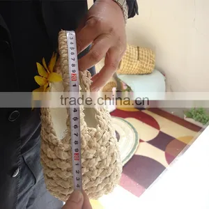 Fashion Design Corn Husk Material ECO-friendly Mini Lady Hand Bag thumbnail-5
