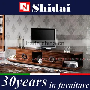 Country Style Wood tv Stand, Lcd Wood TV Stands for Living Room, Luxury Modern Wood TV Stand thumbnail-1