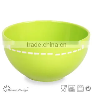 New Products Wholesale Silk Screen Ceramics Cereal Bowl thumbnail-2