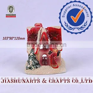 Handmade Christmas House Ceramic Essential Oils Candlestick Ornaments thumbnail-1