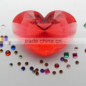 2016 New Style Clear Red Crystal for Valentines Gift With Heart Acrylic thumbnail-1