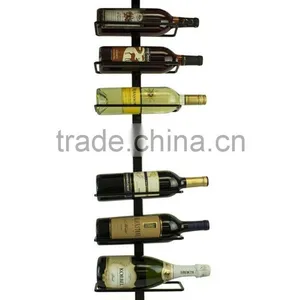 9 Bottle Decorative Wall Mount Wine Rack Holder thumbnail-1