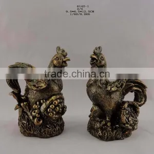Russia Resin New Year Chicken Statue thumbnail-3