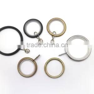 Chrome Plated Metal Window Curtain Rod Ring Loose Eyelet Inside Diameter 35mm thumbnail-5