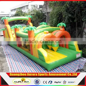 CE Certification Inflatable Jungle Obstacle Course Inflatable Bouncy Castle thumbnail-1