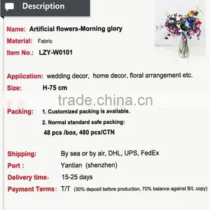 Colorful Best Artificial Garden Decoration Popular Flowers thumbnail-2