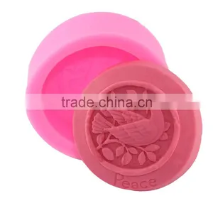 Liquid Silicone Soap Mold DIY Fondant Cake Decoration Mould Tool Magpie Pigeon 1688 Agent thumbnail-2