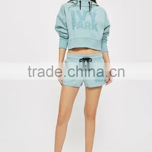 Sport Wear Fitness Women Long Sleeve Cropped Hoodies Sport Wear Fitness Wholesale Custom Made in China thumbnail-6