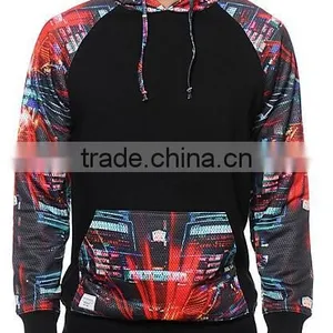 Fashion Plain Floral Printed Custom Made Hoodies thumbnail-3