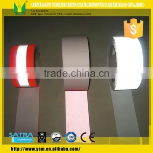 HV Grey Reflective Fabric Tape 100% Polyester for Safety Vest thumbnail-1