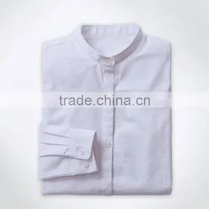 Wholesale OEM Girls Long Sleeve School Shirt Latest Design thumbnail-4