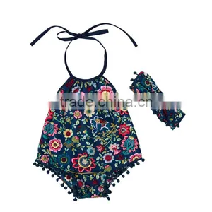 Summer Boutique Baby Clothing Rompers Baby Girl Sunsuit Fashion Design Baby Rompers thumbnail-4