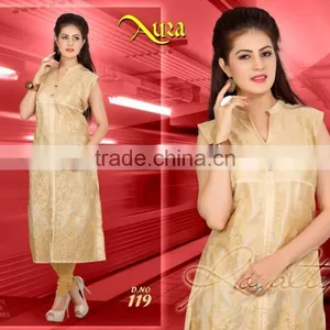 Tank Top Designer Georgette Tops..... thumbnail-1