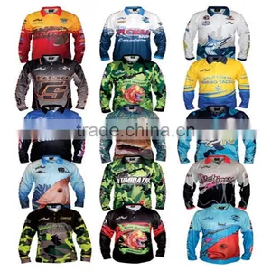 Customized Long Sleeve Filter Out UV Fishing Shirt With 1/4 Short Zippers thumbnail-1
