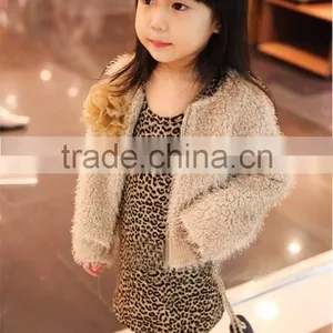 Designed New Baby Fashion Leopard Dress Girls Long Sleeve Dress Spring Autumn Clothing 5 Sizes 20077 thumbnail-1