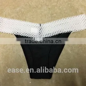 Sexy Underwear Lady Lace Thong Briefs Manufacturers thumbnail-1