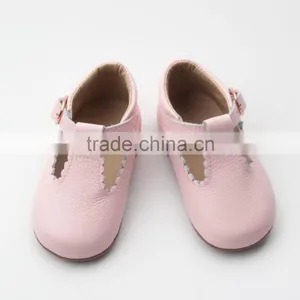2017 OEM Factory Leather Baby Shoes Rubber Sole Baby Dress Shoes thumbnail-3