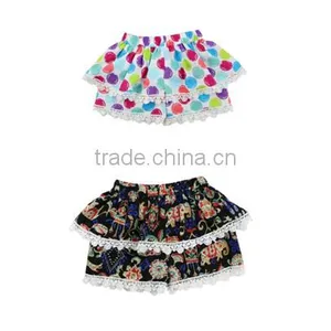 Children Boutique Clothing 2017 New Model Girls Summer Clothing Printed Flower Girl Shorts/skirt thumbnail-1