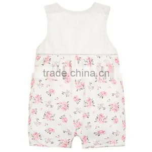 Hot Selling Cotton and Lace Baby Girl Birthday Suit Romper thumbnail-2