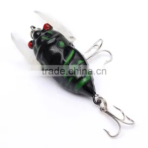 Hot SaLE Excellent Quality 4cm Plastic Fishing Lures Minnow Lure Bass Bait Tackle Hooks thumbnail-3