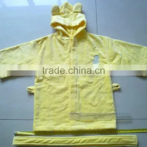 100% Cotton Hooded Bathrobe for Children,kids Cut Velet Hooded Bathrobe,new Design Cotton Hooded Bathrobe thumbnail-1