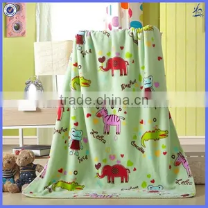 Fleece Baby Blanket/horse Print Fleece Bed Blanket thumbnail-1