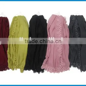 Latest New Design Beautiful Lace Fashion Lady Scarf thumbnail-2
