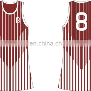Latest Dry Fit Custom Netball Jersey thumbnail-4