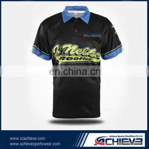 Custom Bowling Polo Shirt Microfiber Polo thumbnail-6