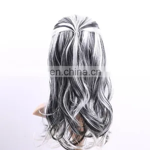 Frankie Stein Black White Party Halloween Wig FGW-0064 thumbnail-2