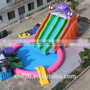 Commerical Giant Inflatable Octopus Water Slide Pool thumbnail-6