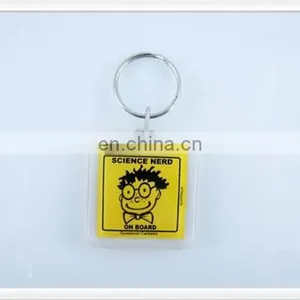 Oval Shape Custom Card Inserted Acrylic Keychain thumbnail-4