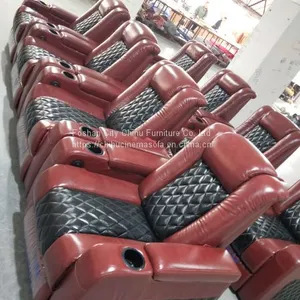 Electric Recliner Home Theatre Sofa thumbnail-4