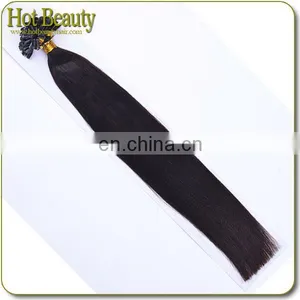 #613 Human Hair Wholesale Cheap Virgin Remy i Tip Curly Hair Extensions thumbnail-2