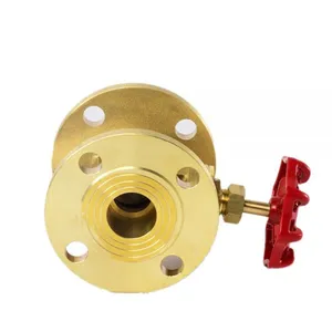 ML-1403 Brass Flange Gate Valve thumbnail-1