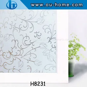 OUHOME PVC Film Manufacturer Color Stained PVC Static Window Film Plastic Vinyl Sticker thumbnail-2