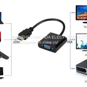 Cheap Type-c TO VGA/ Switch Wiring thumbnail-2