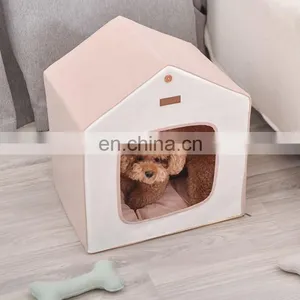 Winter Warm Foldable Non-Slip Outdoor Pet Kennel Dog House Cat Sofa Dog Bed thumbnail-2