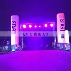Promotional Night Events Decoration Color Changing Inflatable Led Lighting Pillar Inflatable Column thumbnail-4