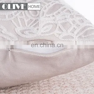 2018 Latest Design Custom Embroidery 100% Polyester/fabric Cushion Macrame Pillow Custom for Sofa thumbnail-5
