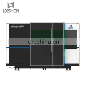 2021 LXSHOW Affordable 6kw 8kw 10kw Enclosed Fiber Laser Cutting Machine With Cover for Sale / 8000w 10000w Fiber Laser Cutter thumbnail-2