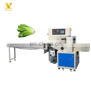 Lettuce Packaging Automatic Sandwich Cookie Halvah Horizontal High Speed Sachet Packing Machine thumbnail-1
