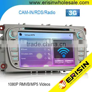 Erisin ES7608M 2 Din 7 Inch Car Stereo System GPS for Mondeo Galaxy thumbnail-1