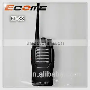 ECOME ET-88 5w Uhf Portable Mobile 2 Way Radio 100 Mile Walkie Talkie thumbnail-2
