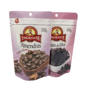 Digital Print Stand Up Aluminum Foil Plastic Zipper Pouch Package Doypack For Nut Snack thumbnail-4