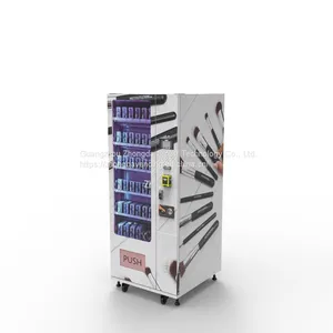 Automatic Customer ID Card Reader Vending Machine For Nail Polish and Lashes Cosmetic Products thumbnail-3